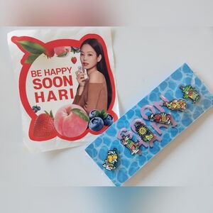 Soon Hari Soju Sticker and Pin Pack